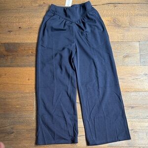 Navy Women's wide leg sweat Pants